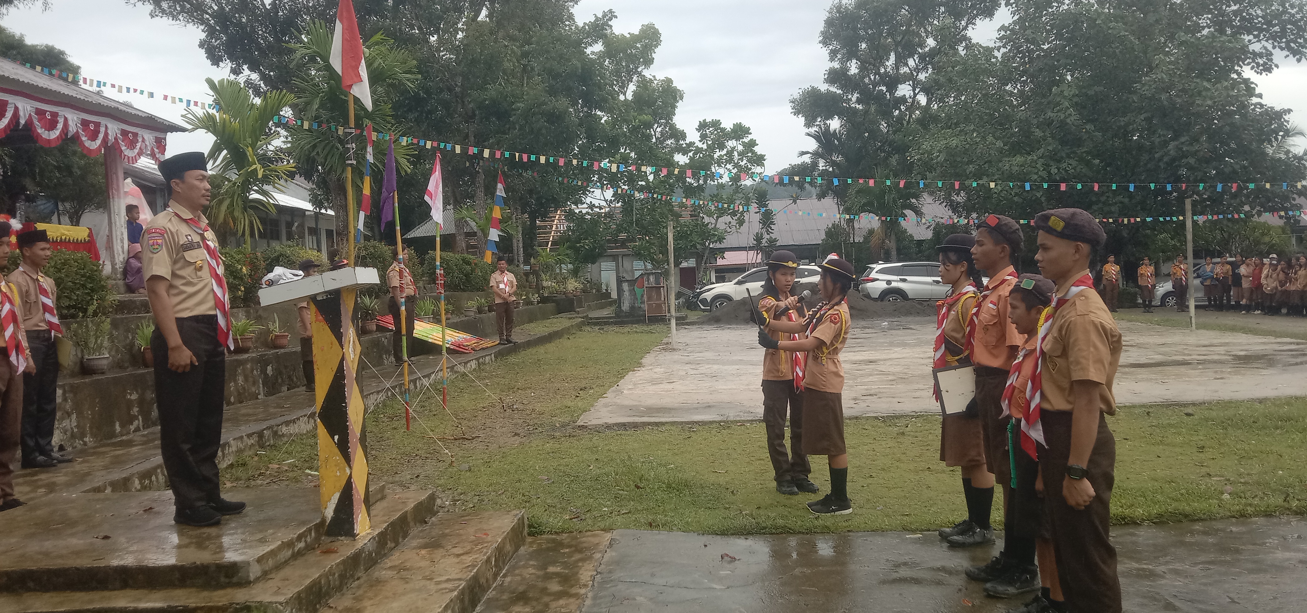 HUT Pramuka ke-65 di Kecamatan Amandraya Berlangsung Khidmat, Camat Tekankan Teknologi, Anti Narkoba, dan Sinergita
